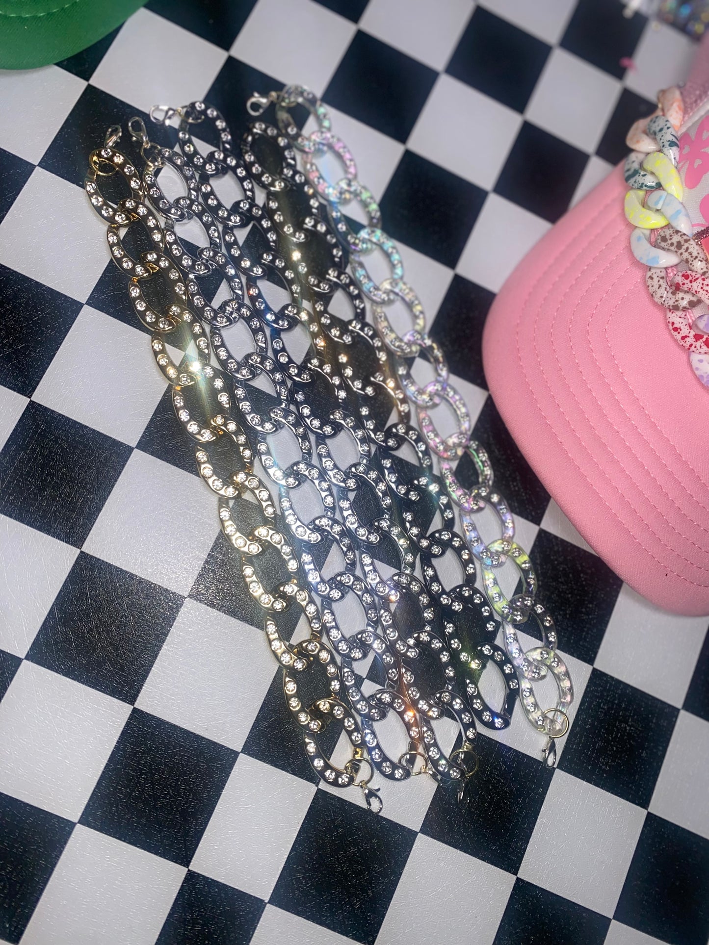 Rhinestone Hat Chain’s