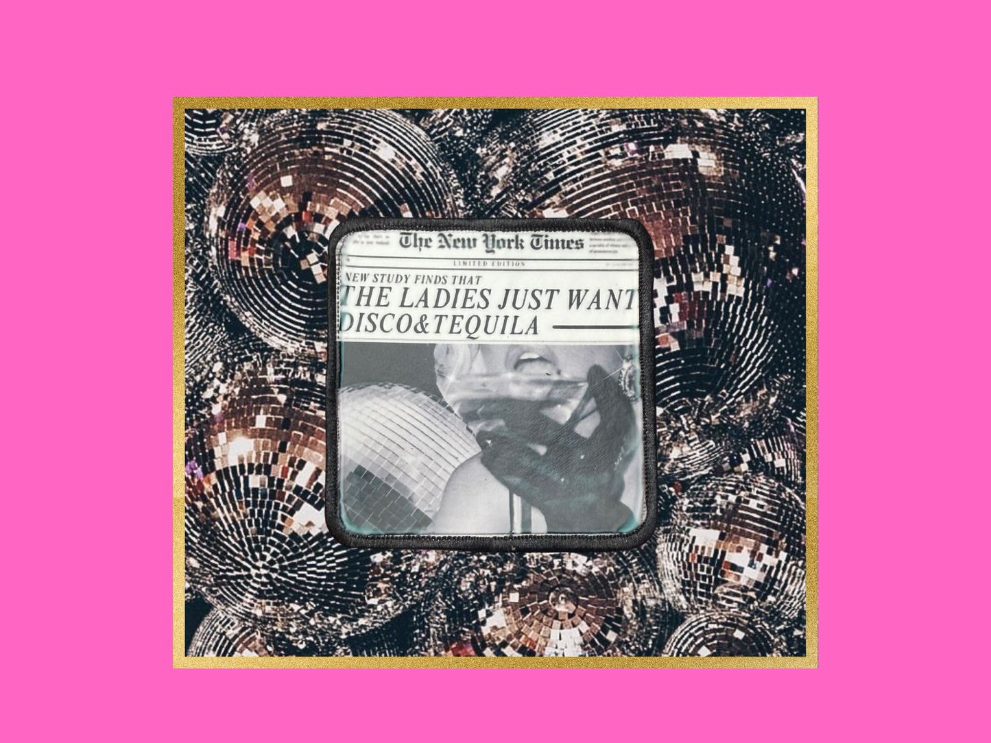 Ladies just want disco Patch