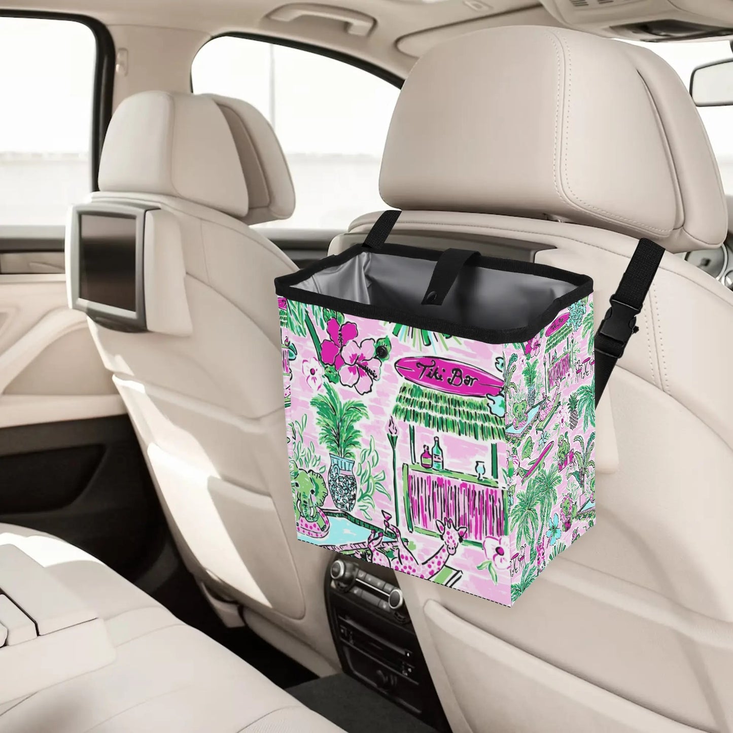 300D Hanging Storage Trash Car Organizer Bag