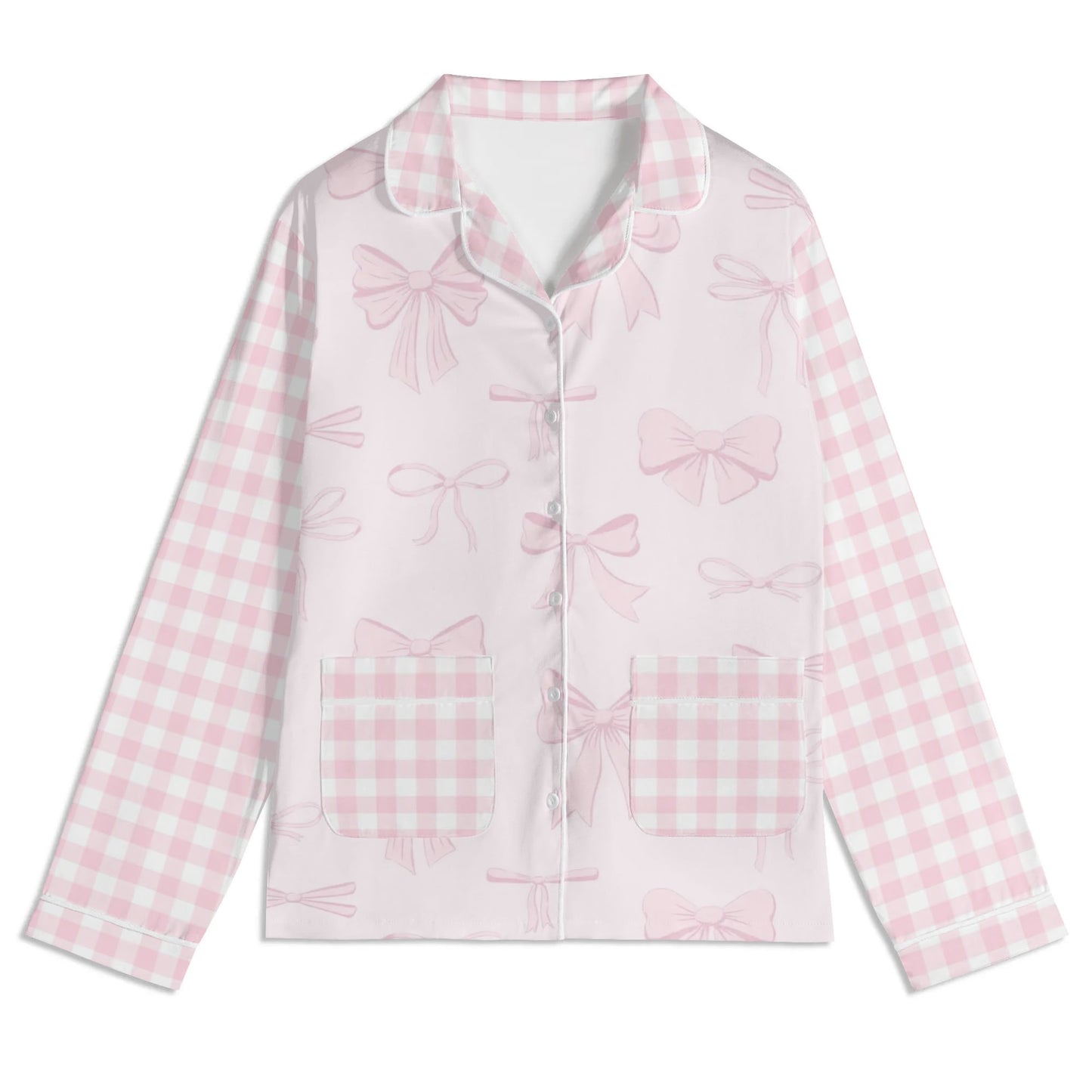 Womens Croquette Bow Pajamas