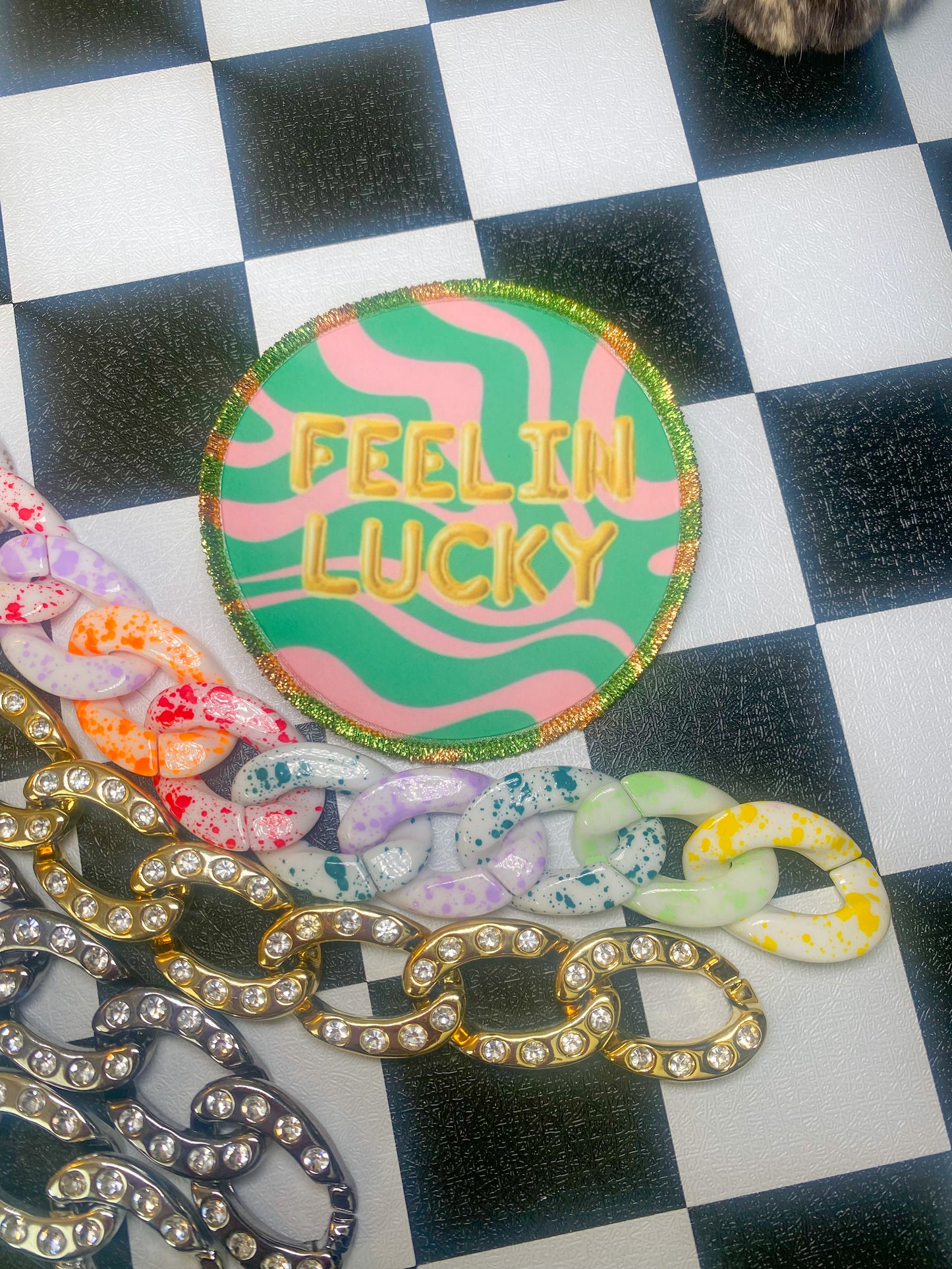 Feeling Lucky ~ Round Premium Patch