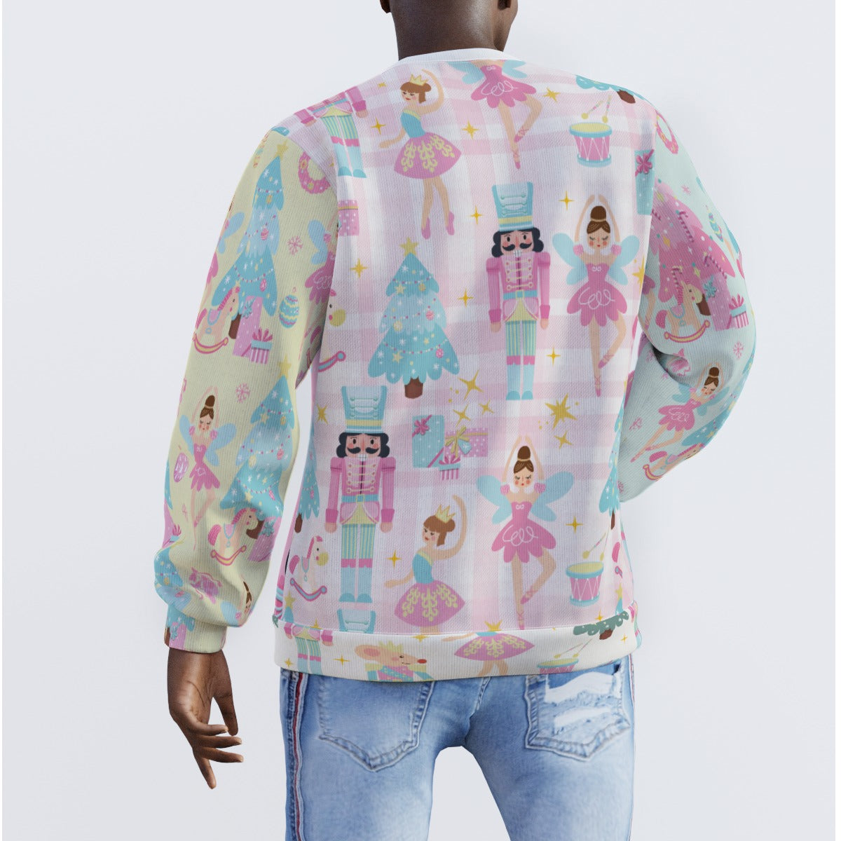 All-Over Print Men's Sweater