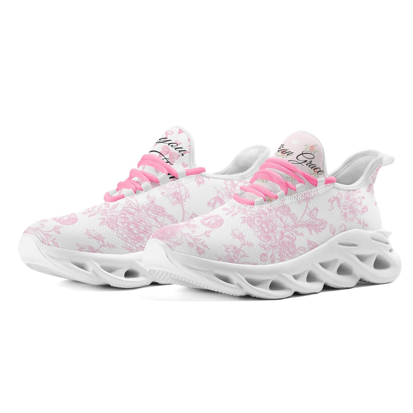 Womens Toile  Sneakers (pink)