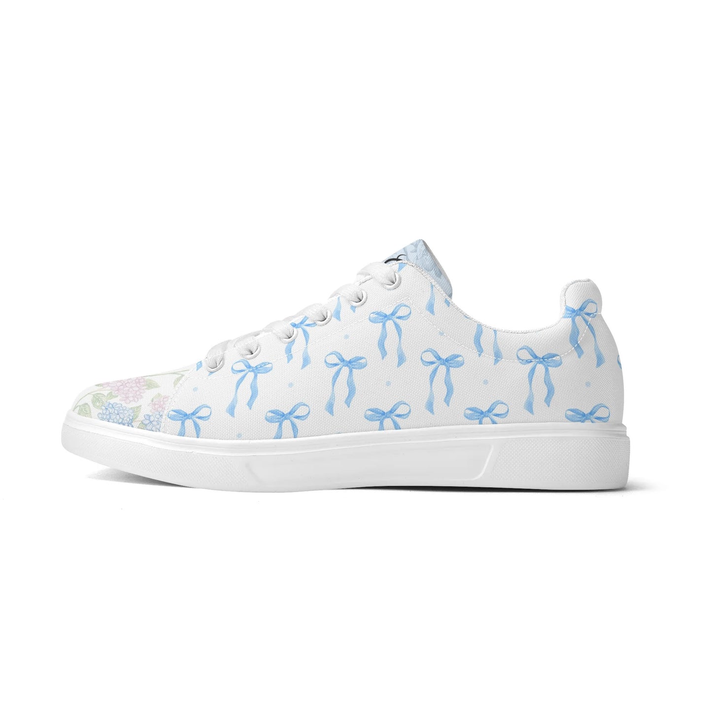 FRENCH COUNTRY BLUE PREPPY CROQUETTE BOW SNEAKERS