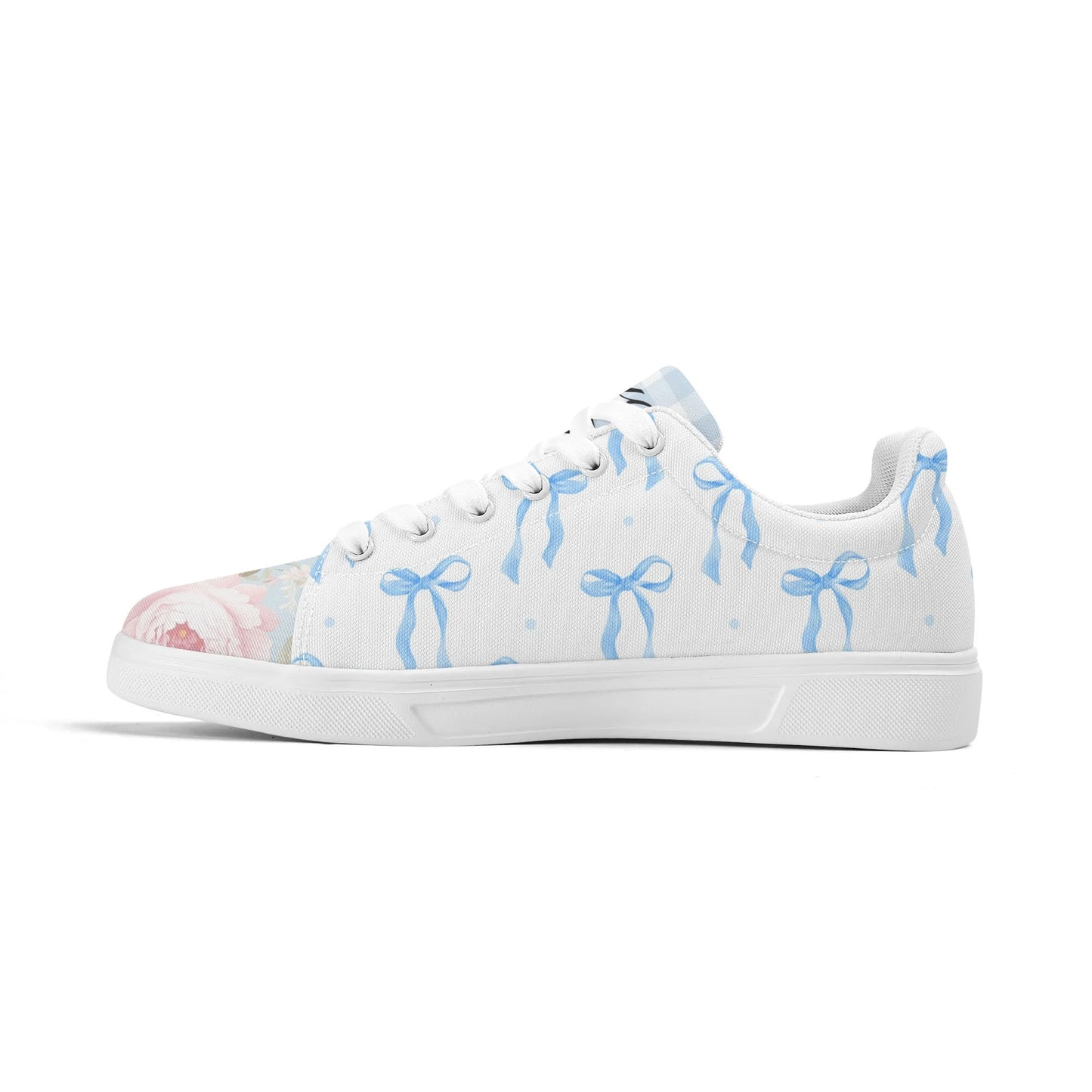 FRENCH COUNTRY BLUE PREPPY CROQUETTE BOW SNEAKERS