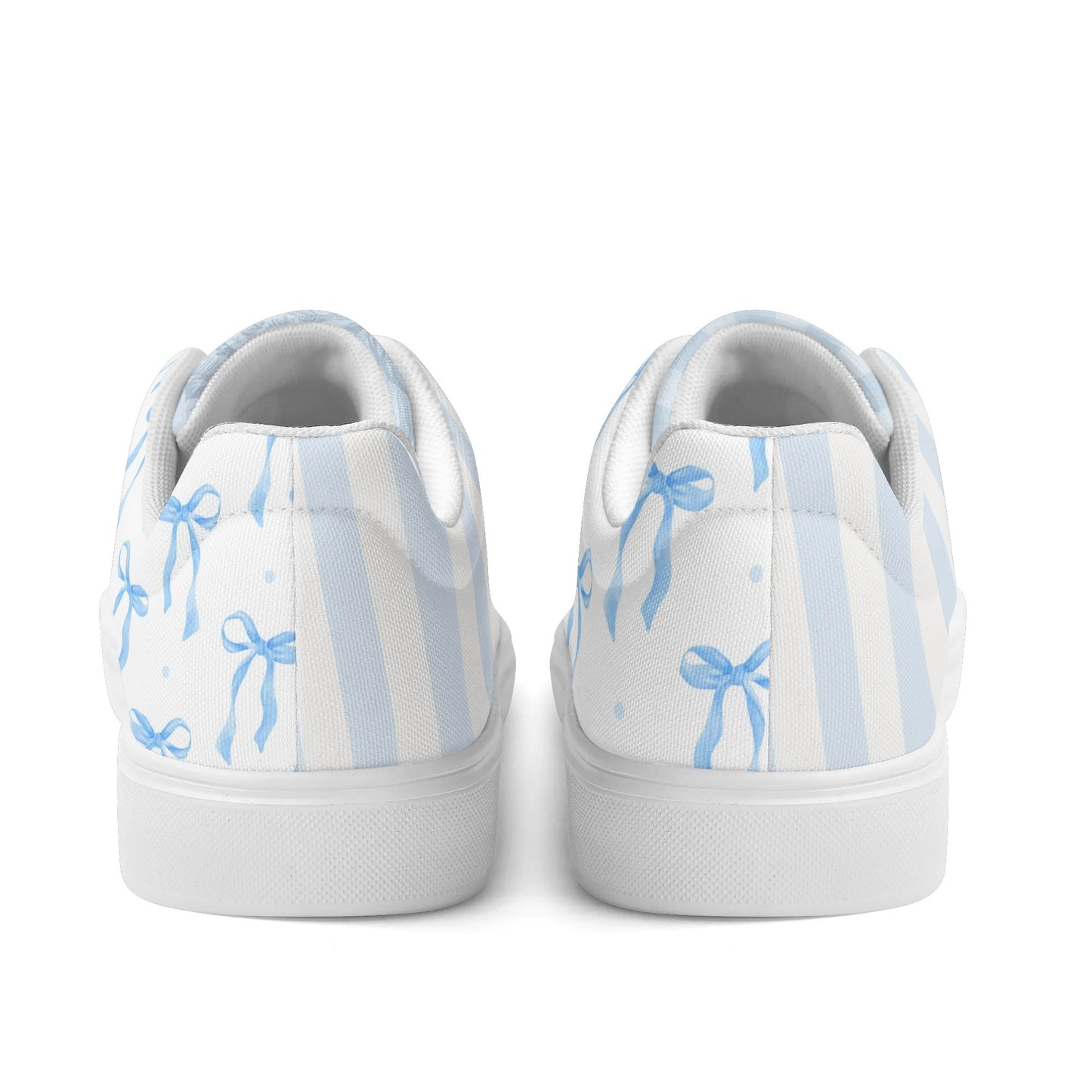 FRENCH COUNTRY BLUE PREPPY CROQUETTE BOW SNEAKERS