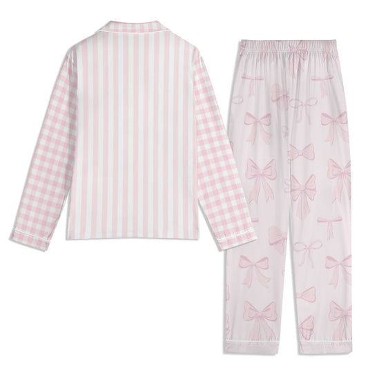 Womens Croquette Bow Pajamas