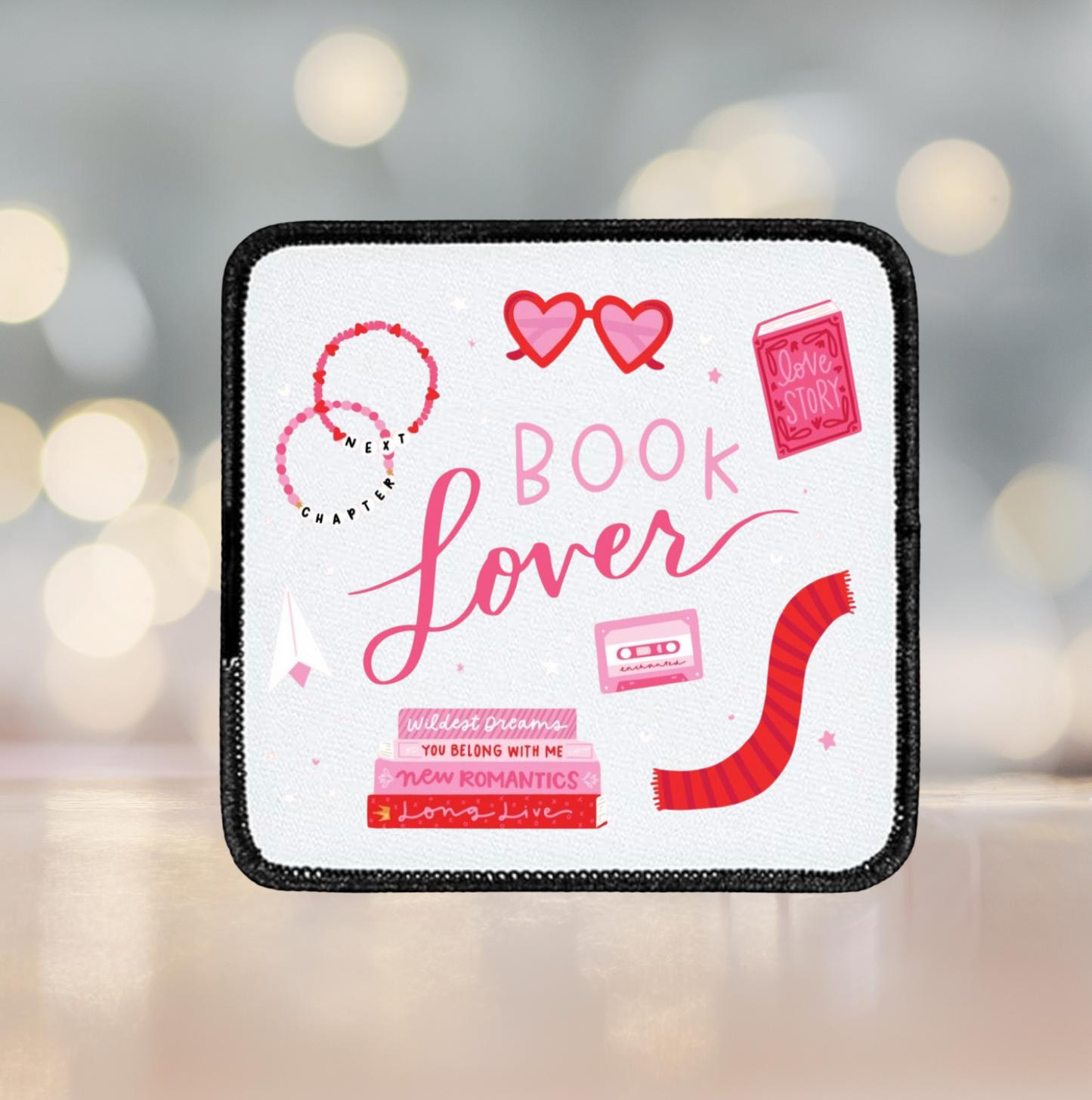 Book lover ~ square patch