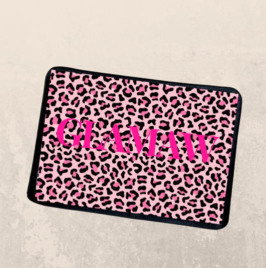 Pink Glamaw Leopard Patch