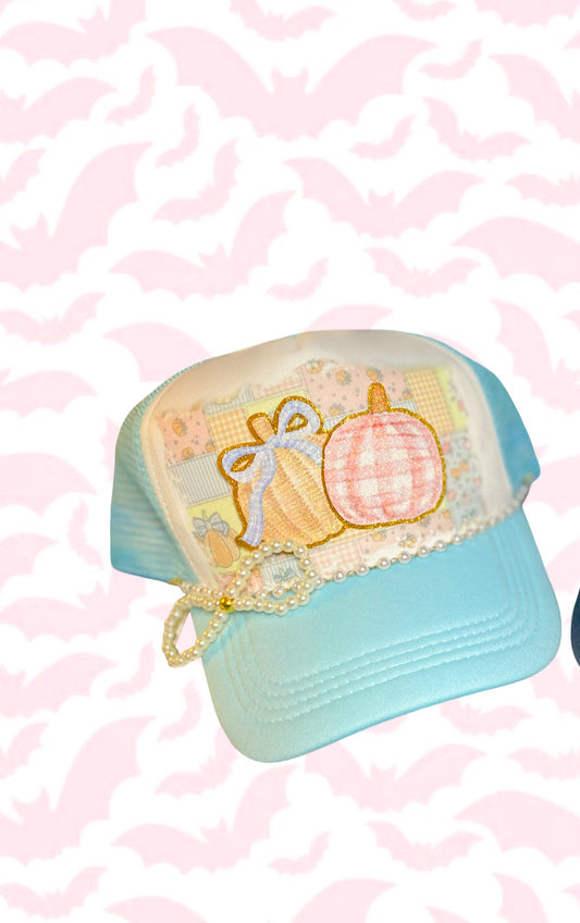 Pearl Bow Hat Chain