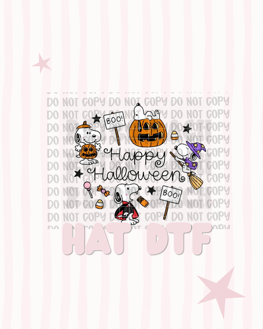 Happy Halloween beagle DTF