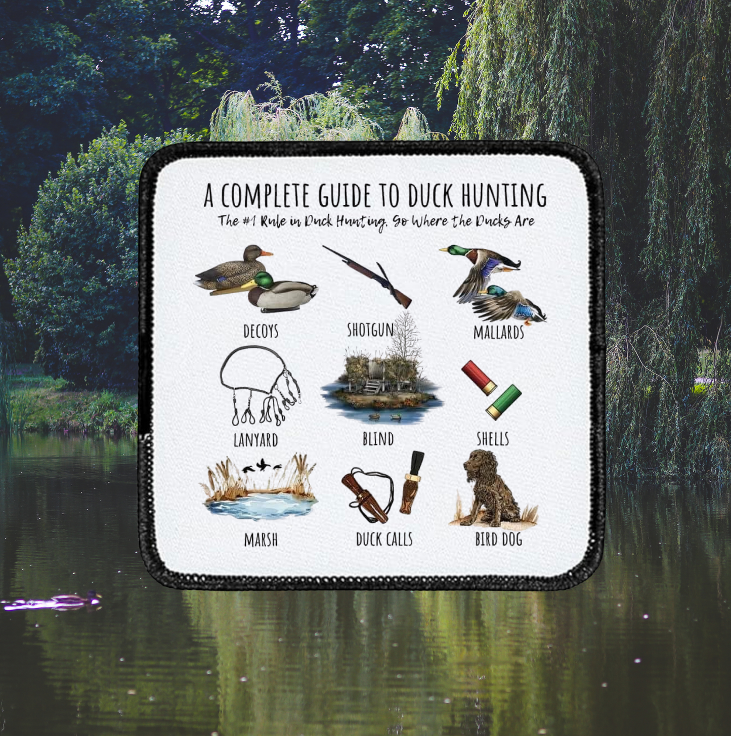 A complete guide to duck hunting - square patch