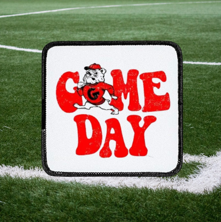 Red GA Game day ~ Square patch