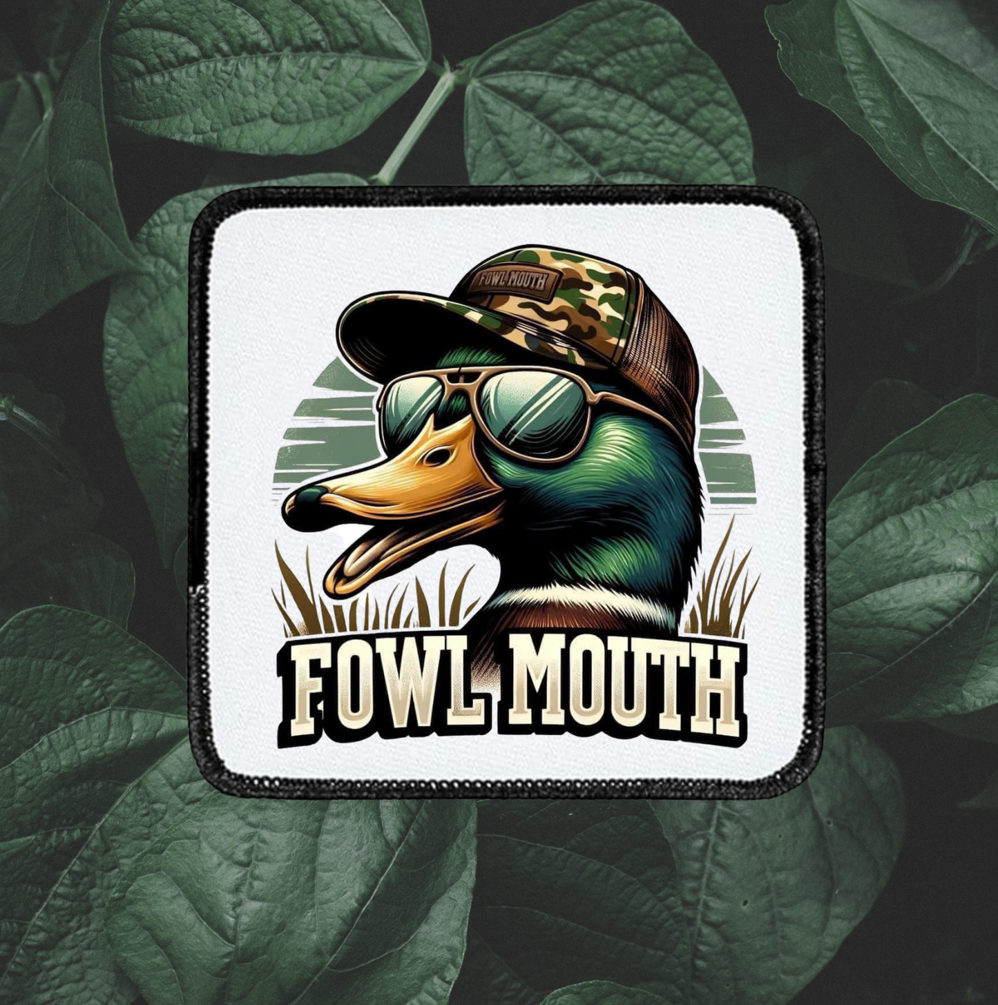 Fowl Mouth ~ Square patch