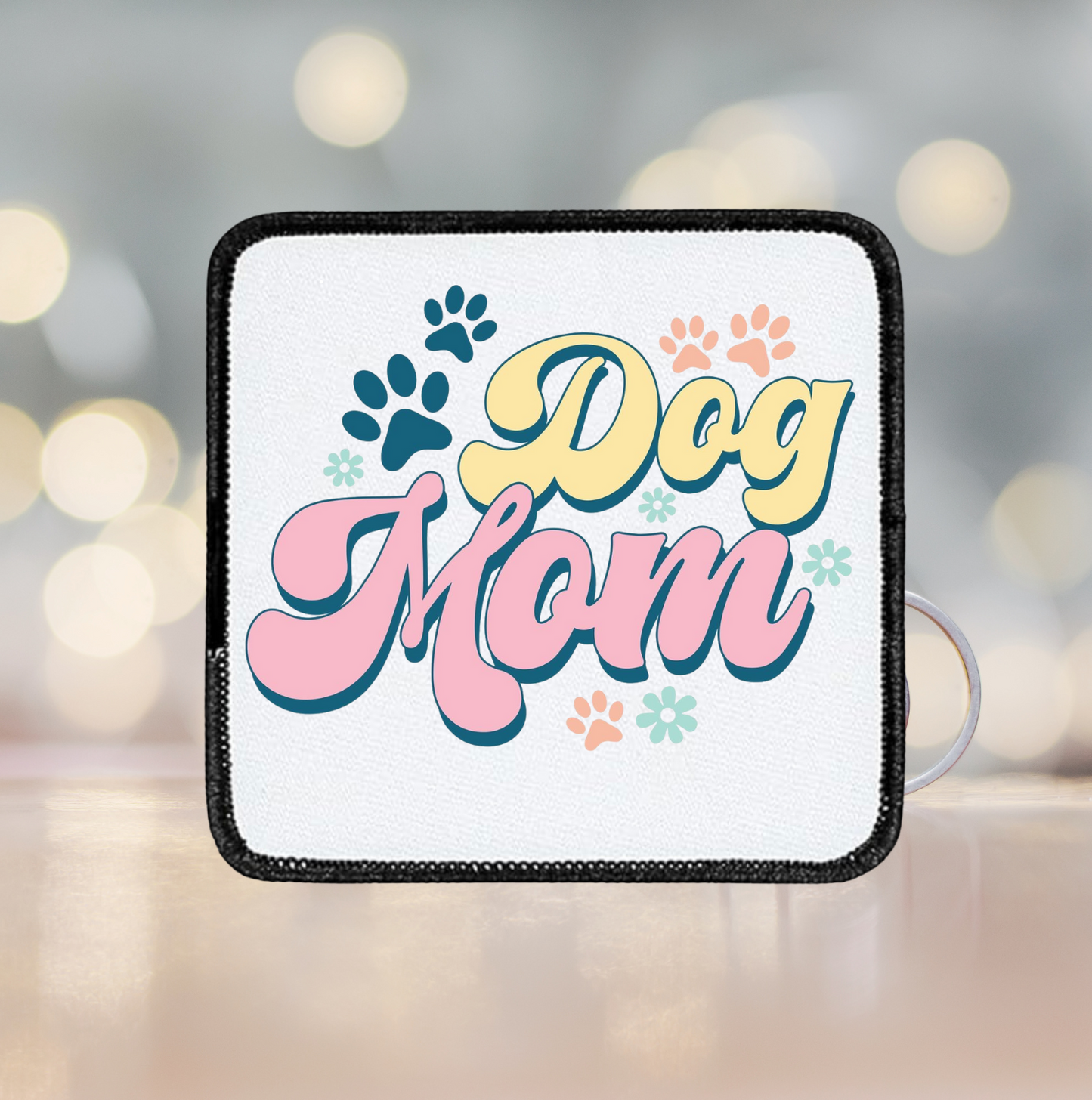 Dog Mom~ Square patch