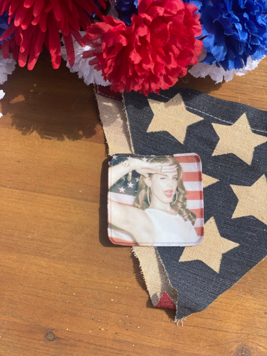 Lana Flag ~ Square premium patch