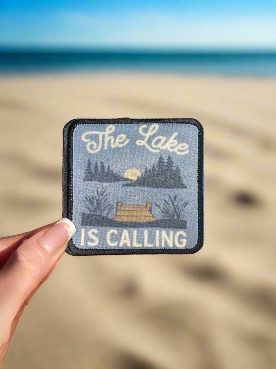 The lake is calling ~ square patch ￼