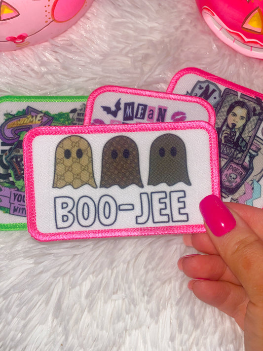 Boo-Jee Patch~ Pink Trim