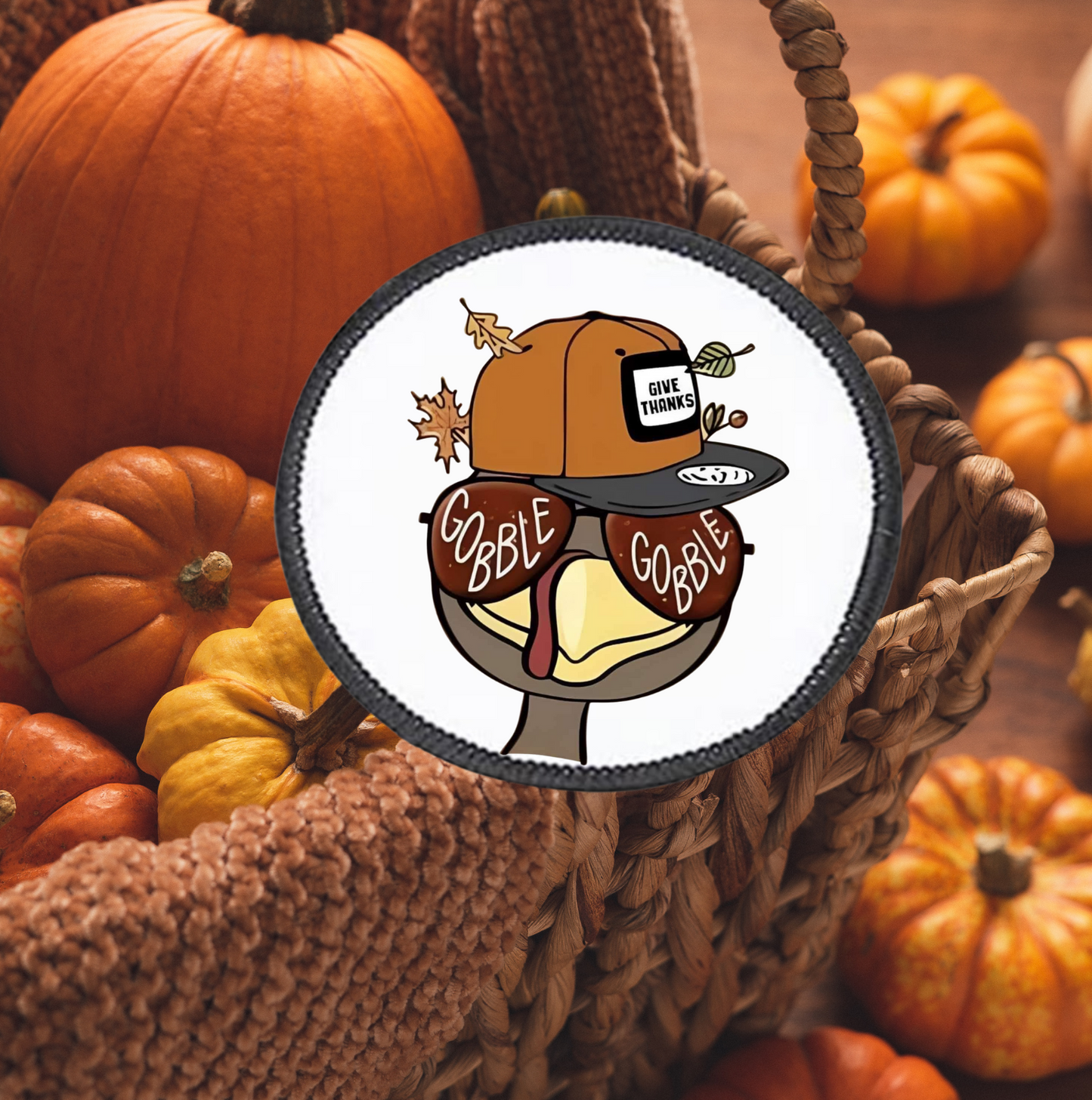 Gobble Round Patch