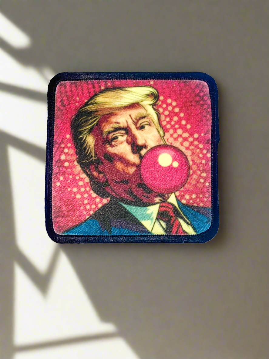 Cartoon Pink Trump Patch