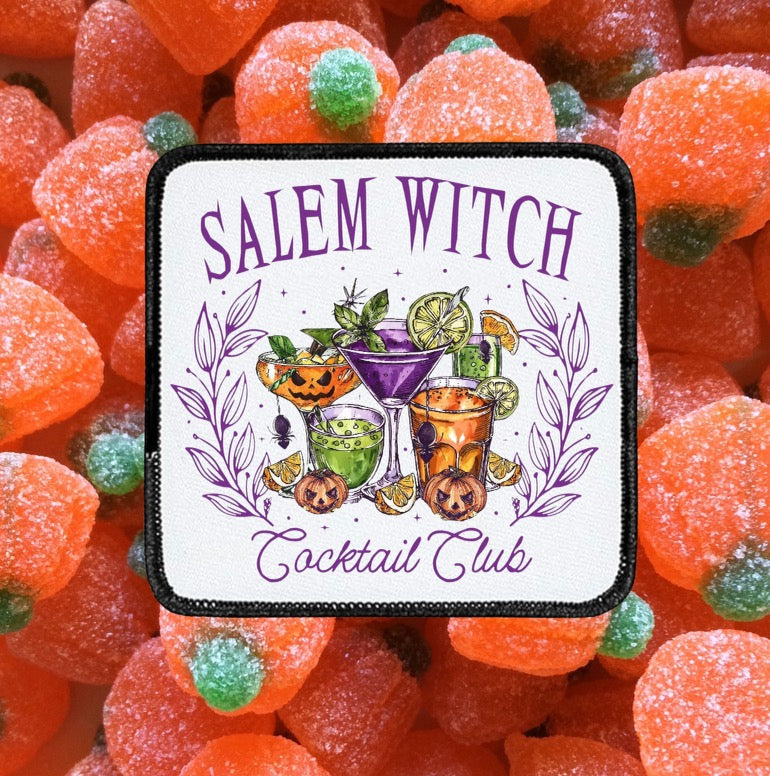 Salem Witch Cocktail Club ~ Square patch