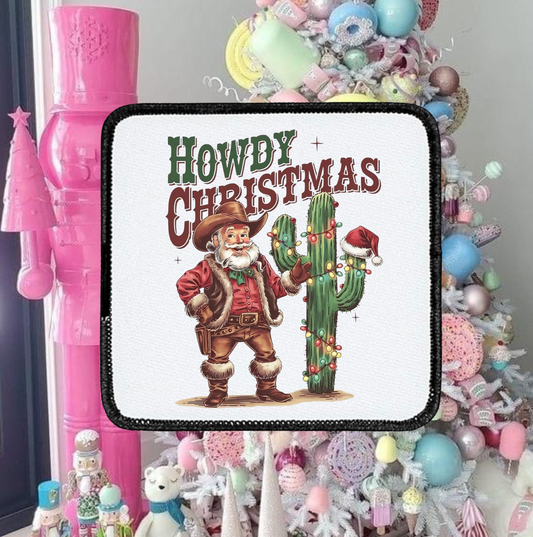 Howdy Christmas -Square Patch