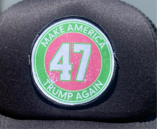 Pink & Green Trump Patch