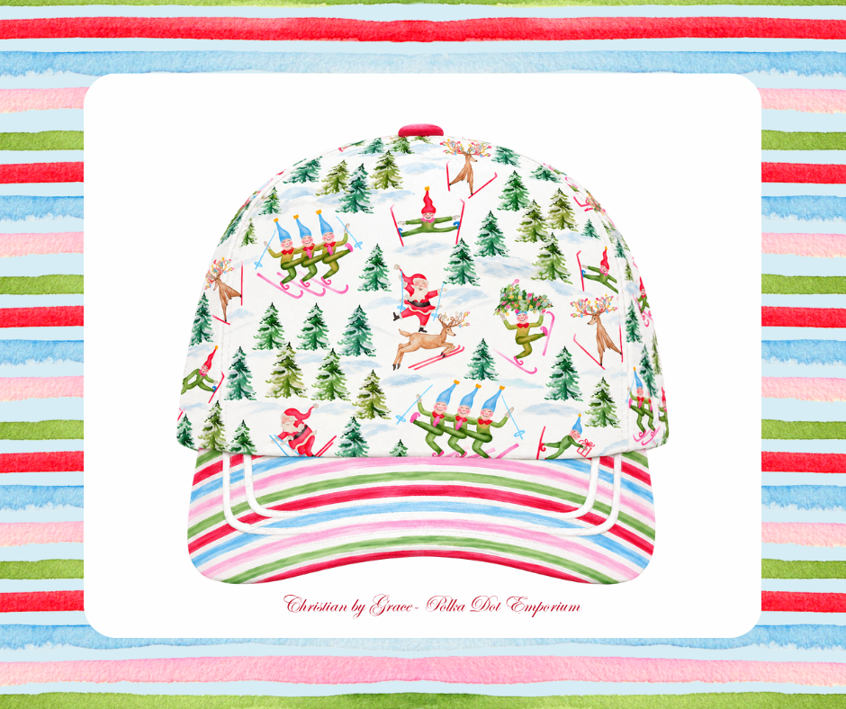 Santa’s Chalet Canvas Trucker ~ Pre~order min 2!