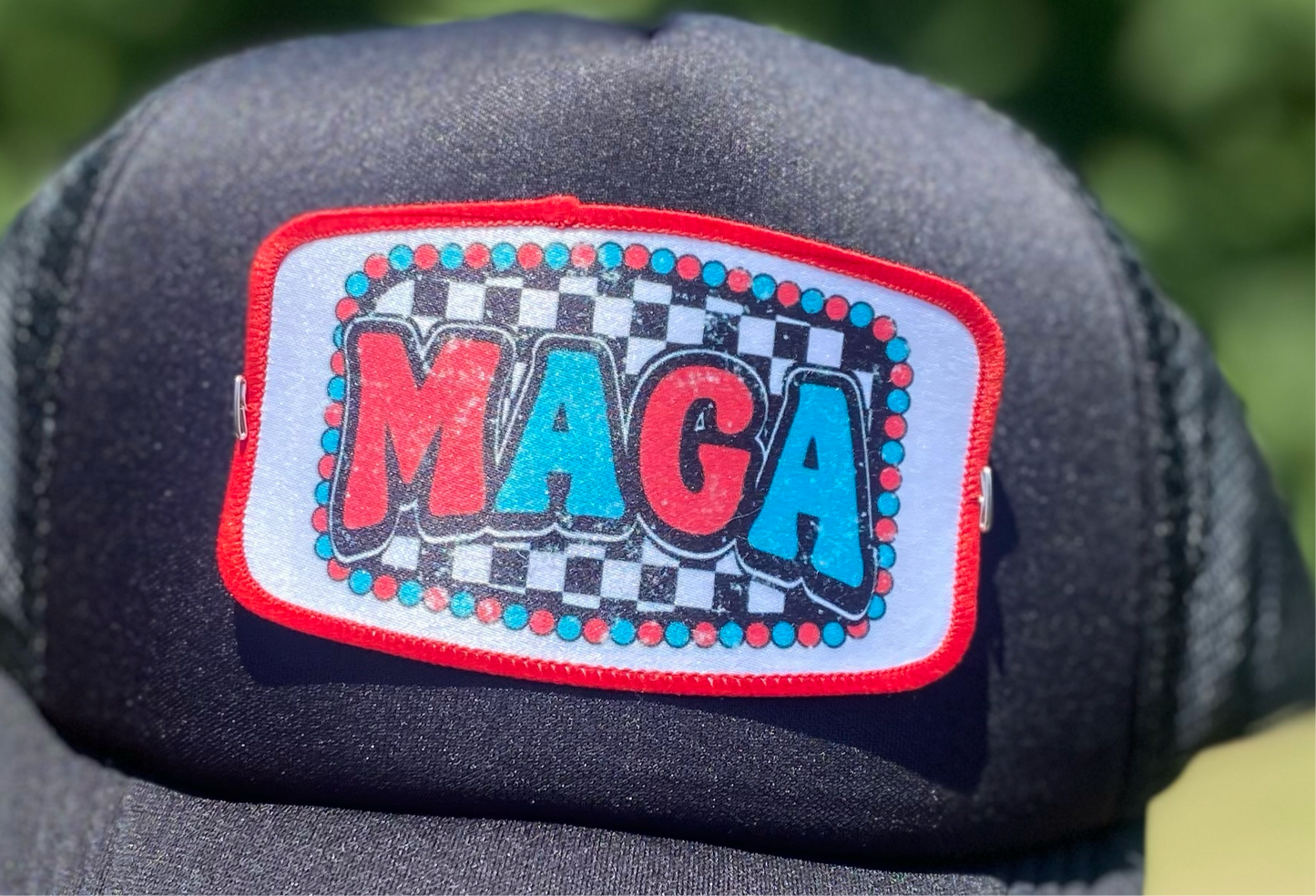 MAGA Patch ~ Red trim