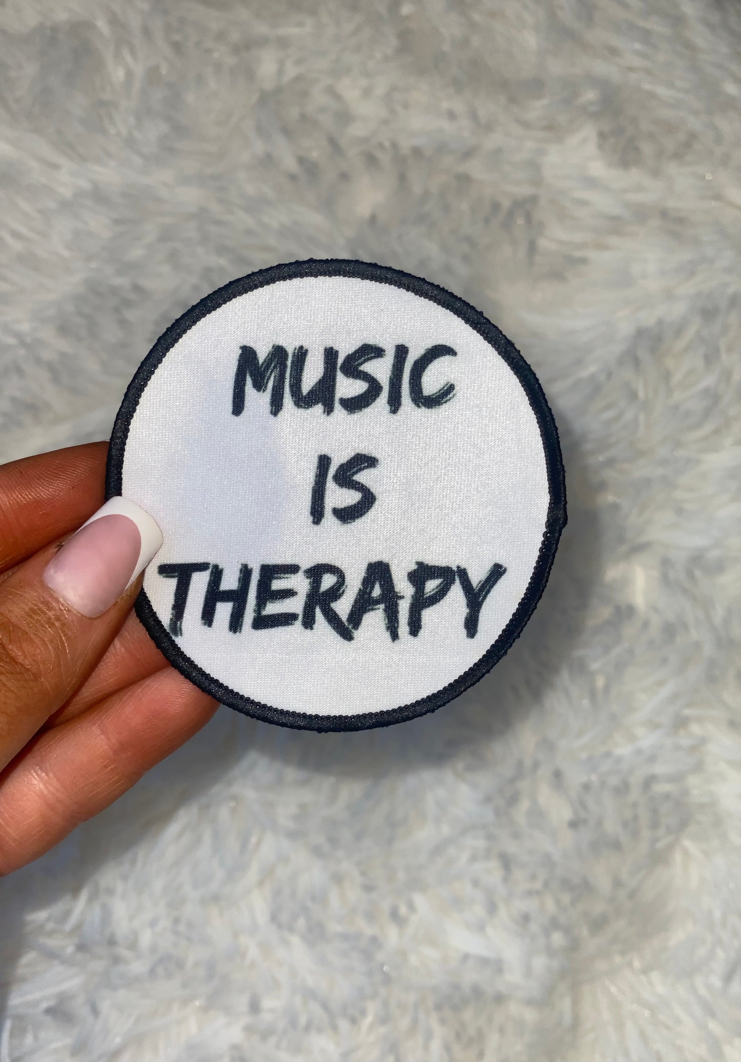 Music is therapy patch