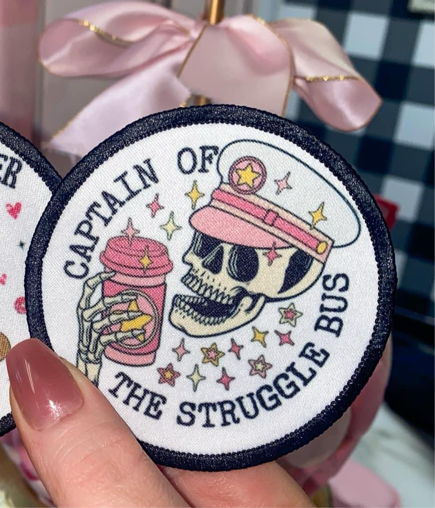 Captain of the struggle bus patch