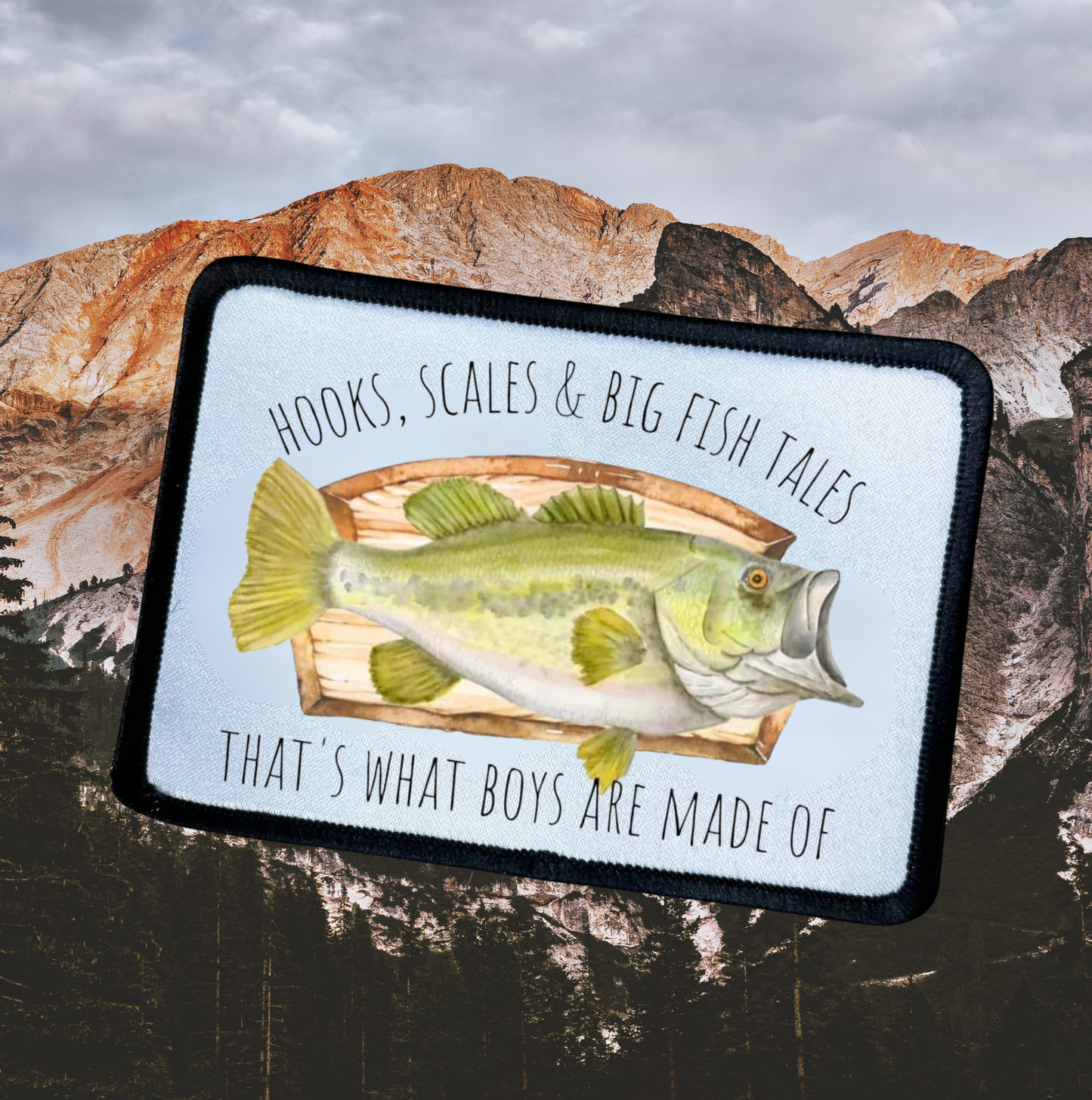 Hooks, Scales & Big fish tails Patch