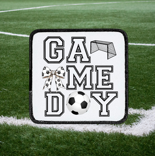 Game Day , Soccer ~ Square Patch