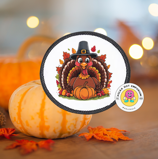 Thanksgiving, Turkey round patch