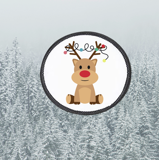 Reindeer ~ Round Patch