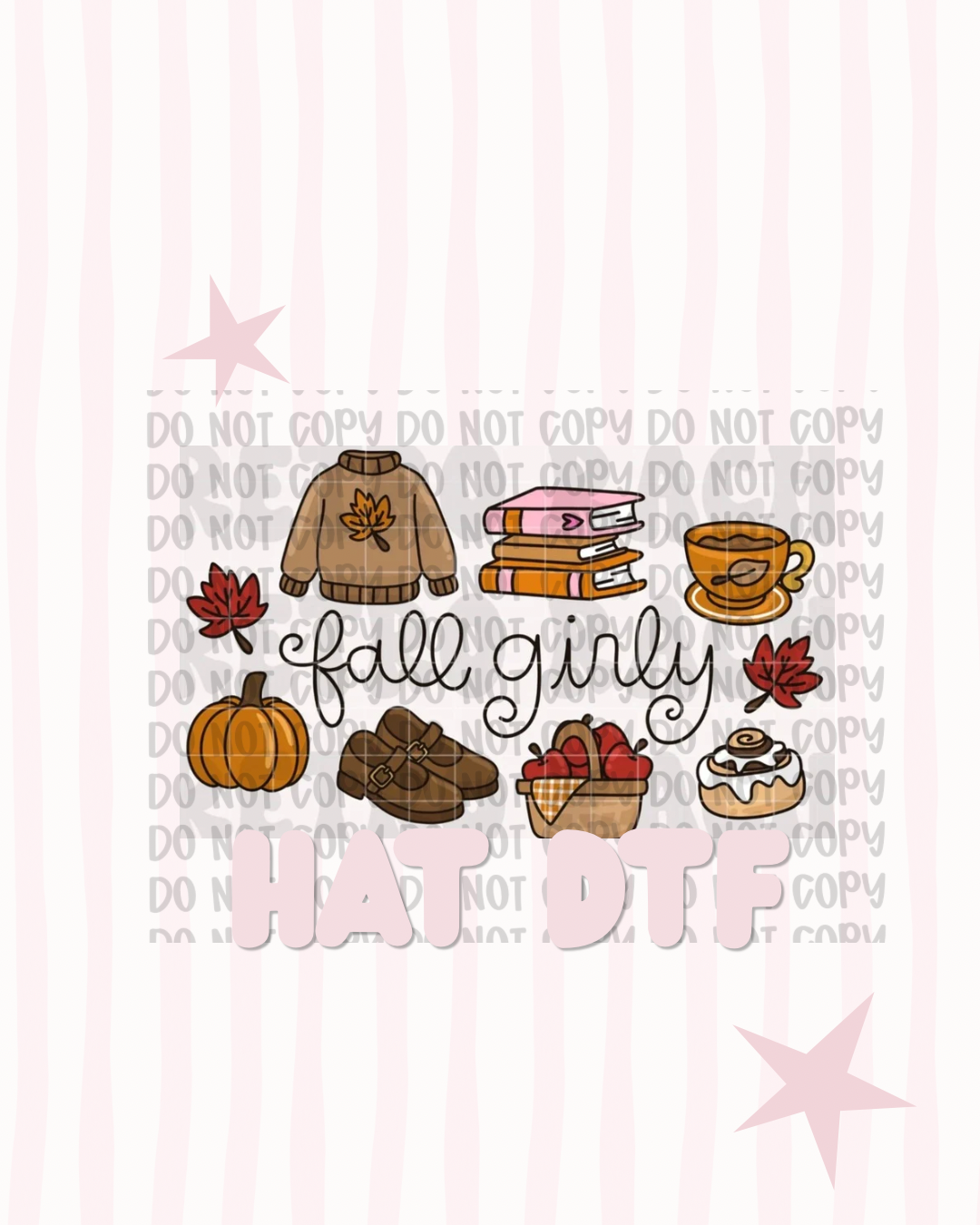 Fall girly DTF