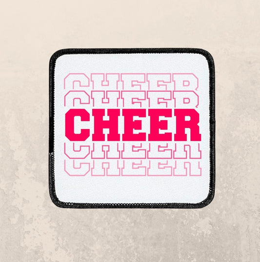 Cheer stacked ~ Square patch