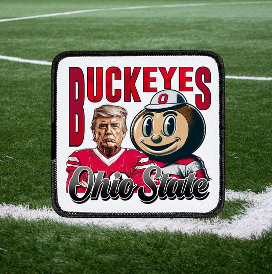 Trump with Buckeye ~ Square patch