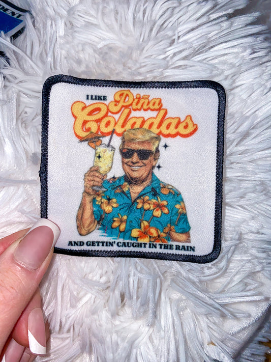 If you like piña coladas ~ Square patch ￼